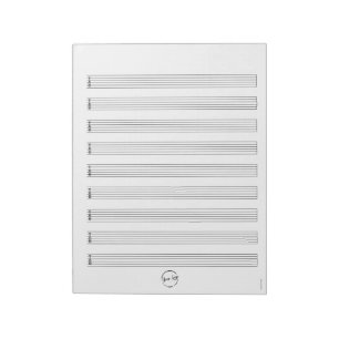 Cuaderno de Tablatura de Guitarra en Blanco con Lo
