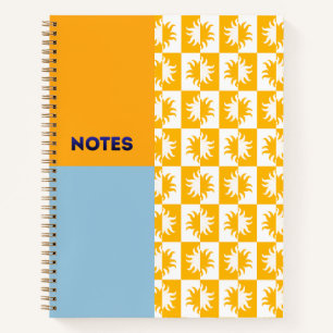 Cuaderno de tablero de ajedrez de ráfaga de sol na