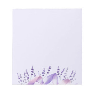 Cuaderno de tallos de lavanda delicados