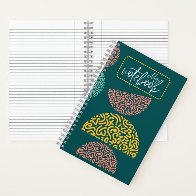 Cuaderno de tapa dura con renglones universitarios (Interior)