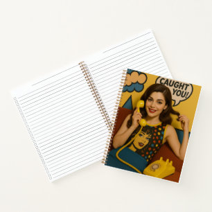 Cuaderno de tapa dura de Pop Art