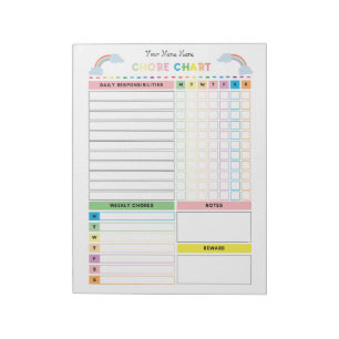 Cuaderno de tareas para niños con cuaderno de reco