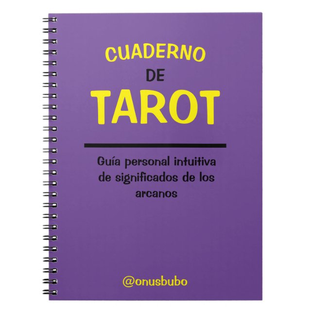 Cuaderno de Tarot (Frente)
