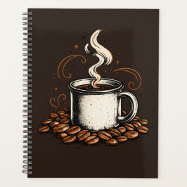 Cuaderno de Taza de Café Vintage | Jo Amante del C