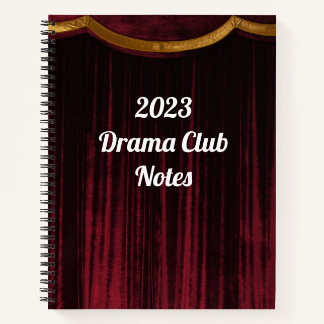 Cuaderno de teatro Drama Club (Anverso)