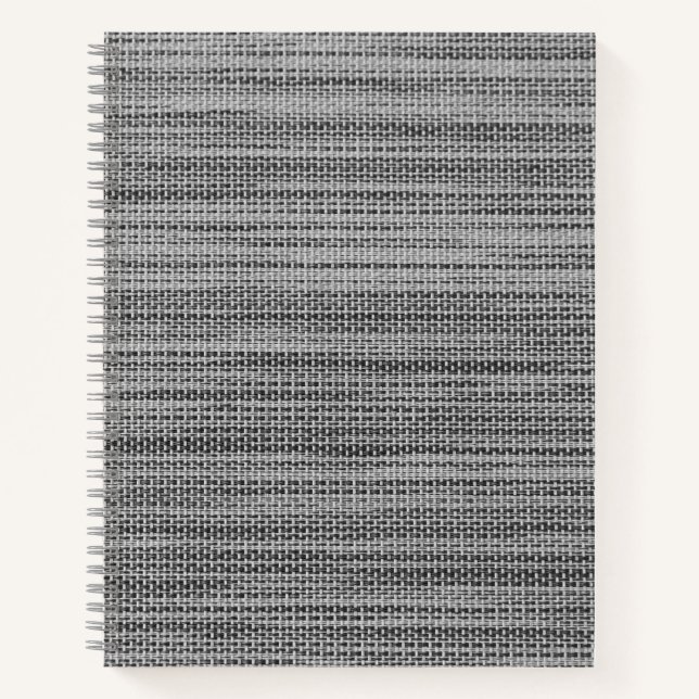 Cuaderno de tela gris falso (Anverso)