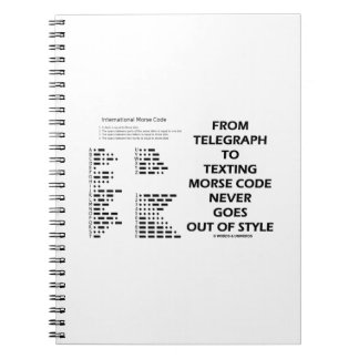 Cuaderno De Telegraph A Textos El Código Morse Nunca Estilo