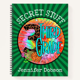 Cuaderno de tercer grado de vuelta a clases