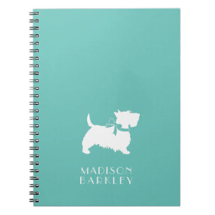 Cuaderno de Terrier Escocés Perro Scotty Cachorro