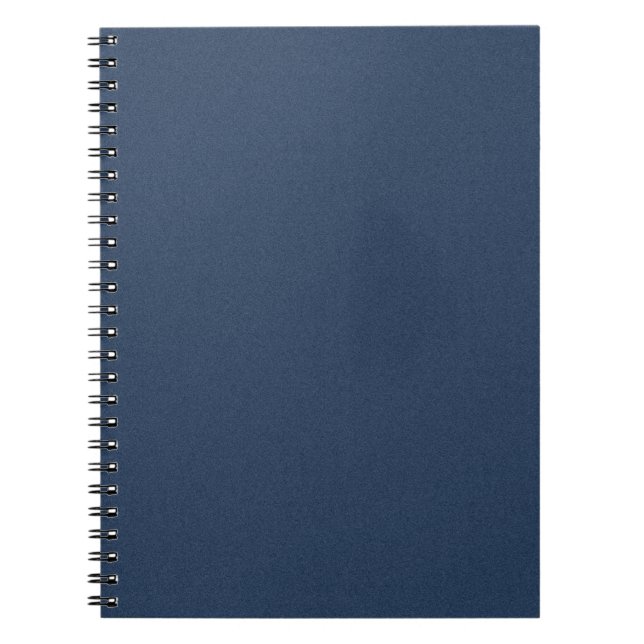 Cuaderno de texto azul de 6,5" x 8,75" (Frente)