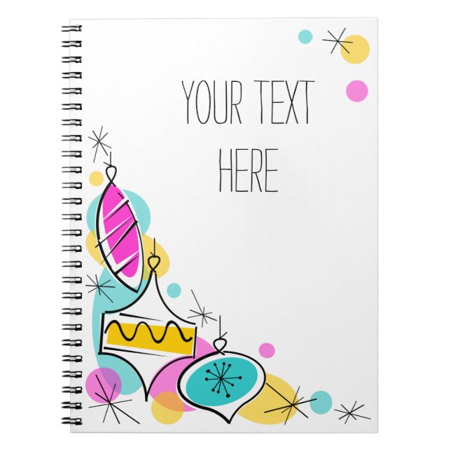 Cuaderno de texto de esquina de rectángulo de bala (Frente)