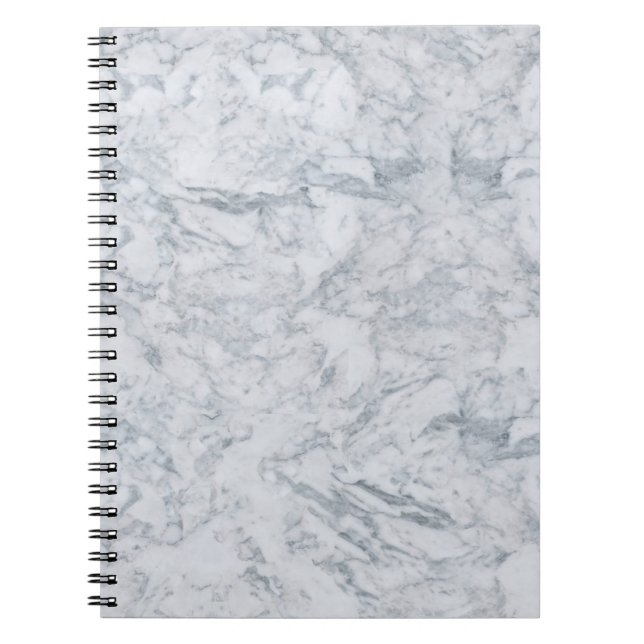 Cuaderno de texto de mármol blanco (Frente)