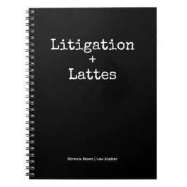 Cuaderno De Tipografía Latte Estudio Derecho Tende