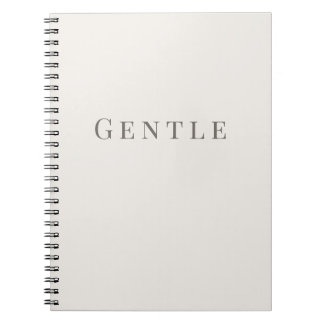 Cuaderno de tipografía mínima Gentle