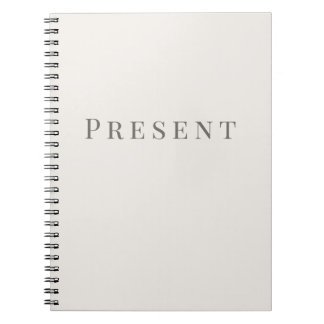Cuaderno de tipografía mínima – Presente