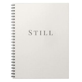 Cuaderno de tipografía mínima: Still