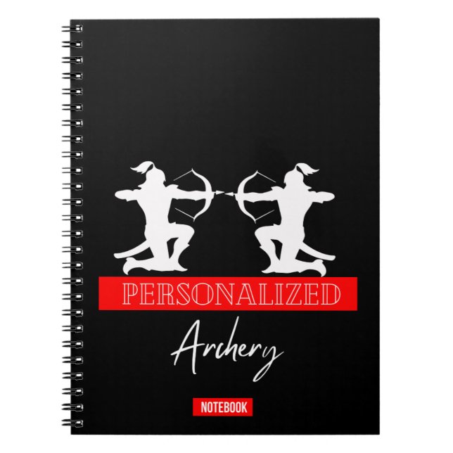 Cuaderno de tiro con arco personalizado (Frente)