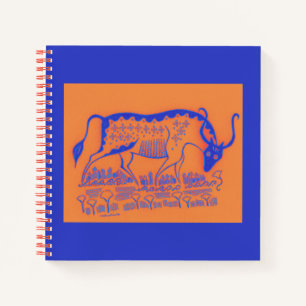 Cuaderno de toros de inspiración griega de dos ton