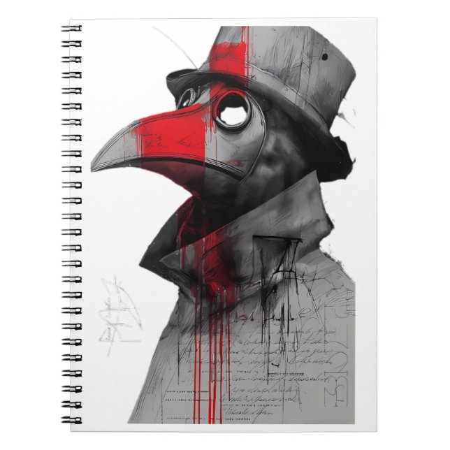Cuaderno de Trash Polka de Médico de la Peste Góti (Frente)