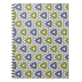 Cuaderno de triángulo boho silenciado