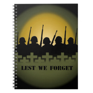 Cuaderno de tributo militar para que no olvidemos 