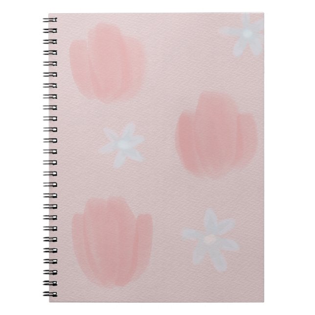 Cuaderno de Tulipán Rosa (Frente)