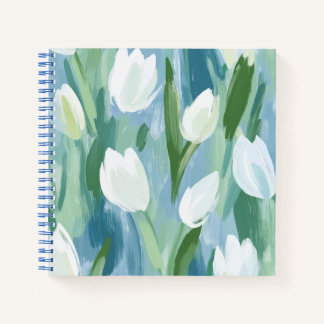 Cuaderno de Tulipanes Sereno y Tranquilo