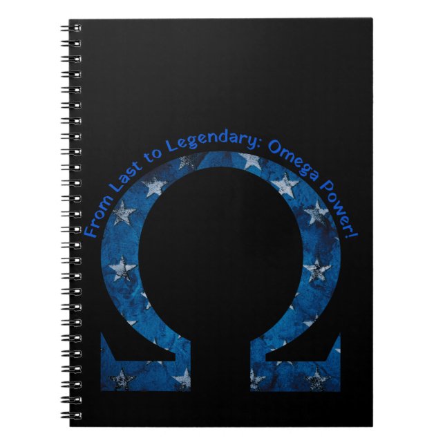 Cuaderno ¡De último a legendario: Poder Omega! (Frente)