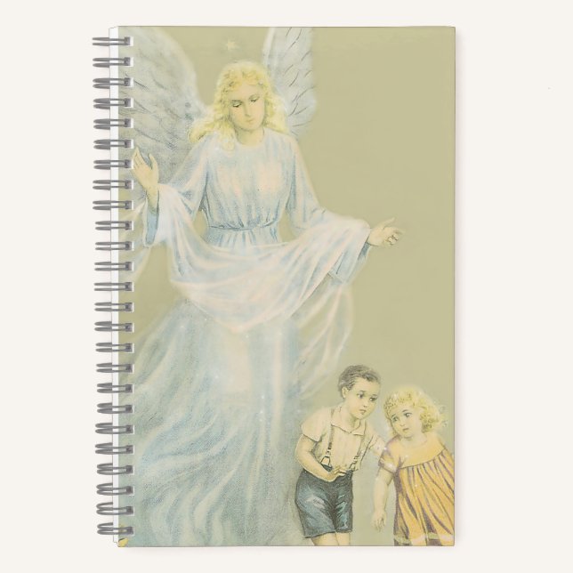 Cuaderno de un ángel que cuida a los niños (Anverso)