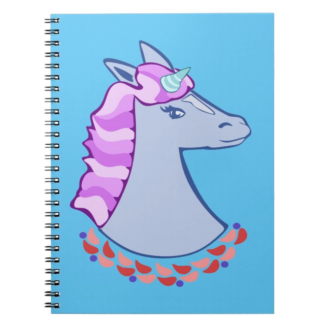 Cuaderno de Unicornio Colorido (Frente)