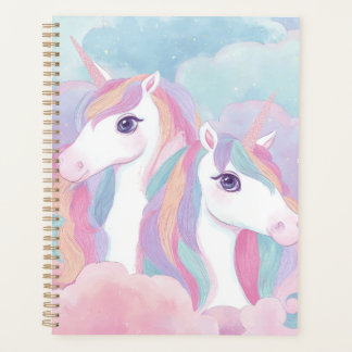 Cuaderno de Unicornio Colorido Diario Mágico Lindo