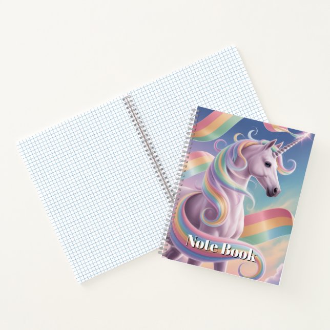 Cuaderno de Unicornio, Estrellas de Arcoíris Mágic (Interior)
