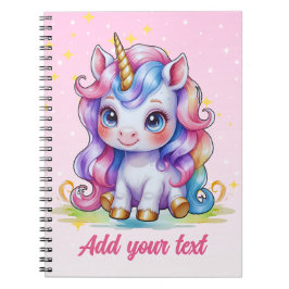 Cuaderno de Unicornio Mágico Rosa – Nombre Persona