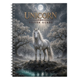 Cuaderno de Unicornio Plata Claro Cine Oscuro