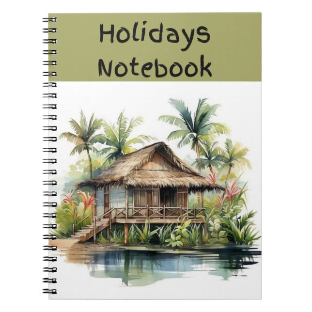 Cuaderno de vacaciones tropicales (Frente)