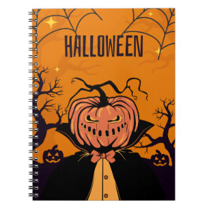 Cuaderno de vampiros de calabaza espeluznante - Li