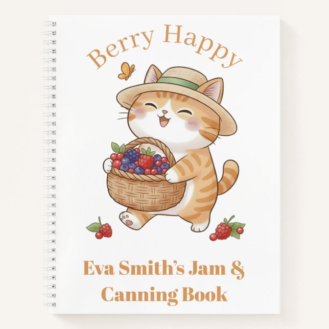 Cuaderno de Verano de Bayas del Jardinero de Gatos (Anverso)
