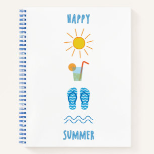 Cuaderno de verano feliz