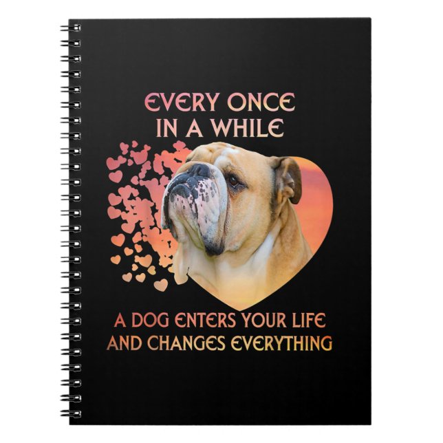 Cuaderno De Vez En Cuando Un Perro Entra En Tu Vida (Frente)