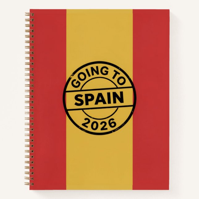 Cuaderno de Viaje a España 2026 (Anverso)