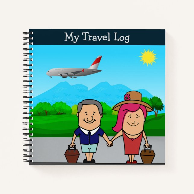 Cuaderno de Viaje Alegre - Regalo Divertido para V (Anverso)