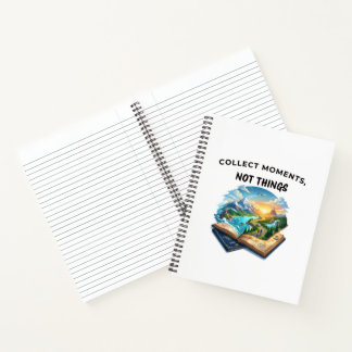 Cuaderno de viaje: Colecciona Momentos, No Cosas