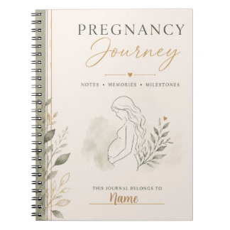 Cuaderno de viaje de embarazo personalizado | Emba