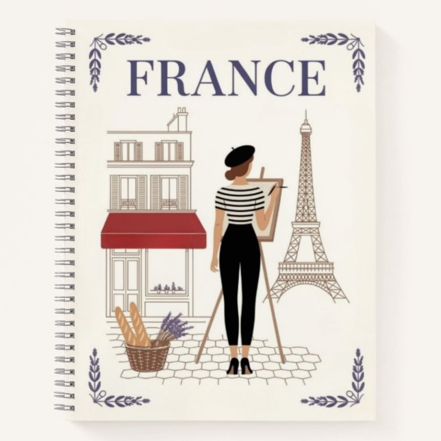 Cuaderno de viaje de Francia (Anverso)