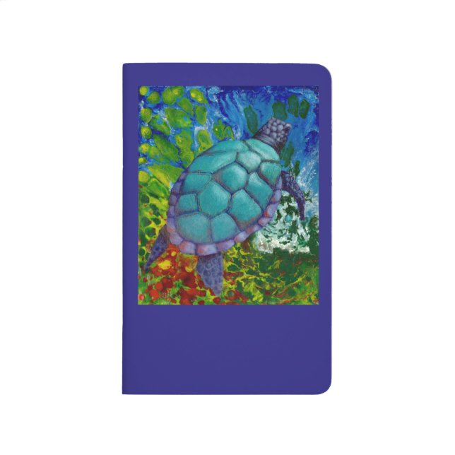 Cuaderno De Viaje Diario/Sketchbook de la tortuga de mar (Anverso)