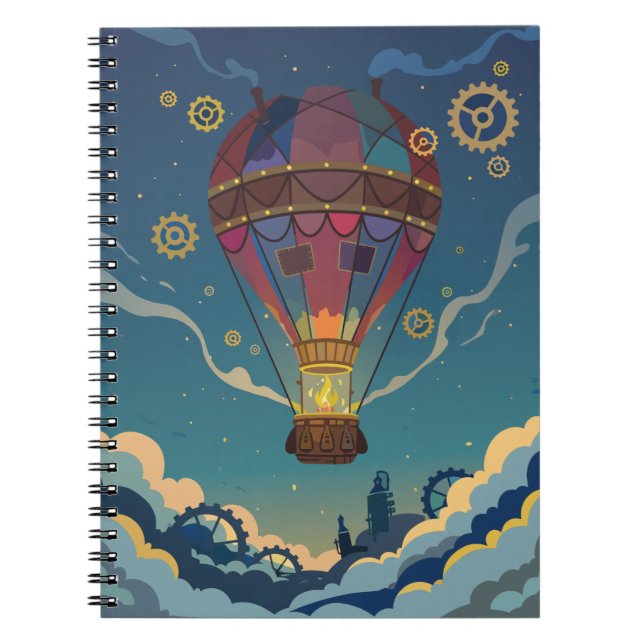 Cuaderno de viaje en globo aerostático (Frente)