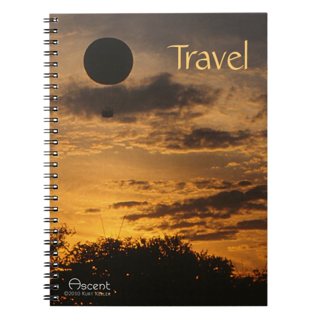 Cuaderno de Viaje en Globo Aerostático Ascent (Frente)