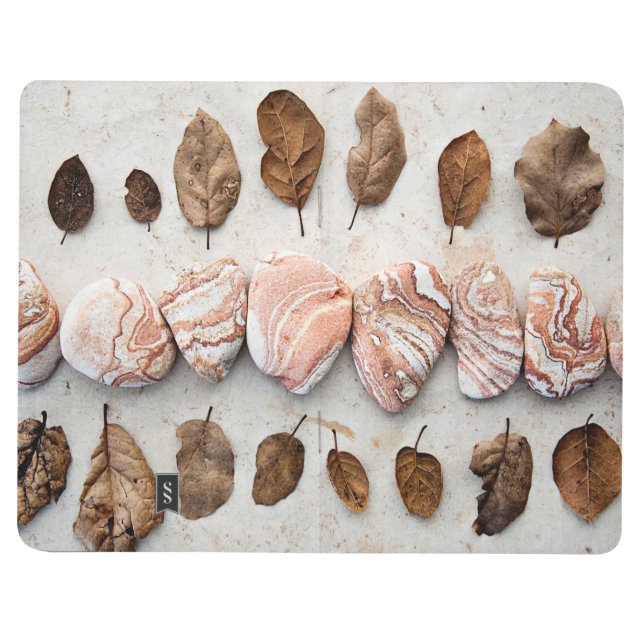 Cuaderno De Viaje Hojas Y Piedra Sandosa (Exterior)