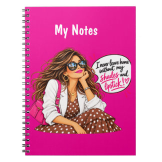 Cuaderno de viaje inspirado en Shades y lápiz de l