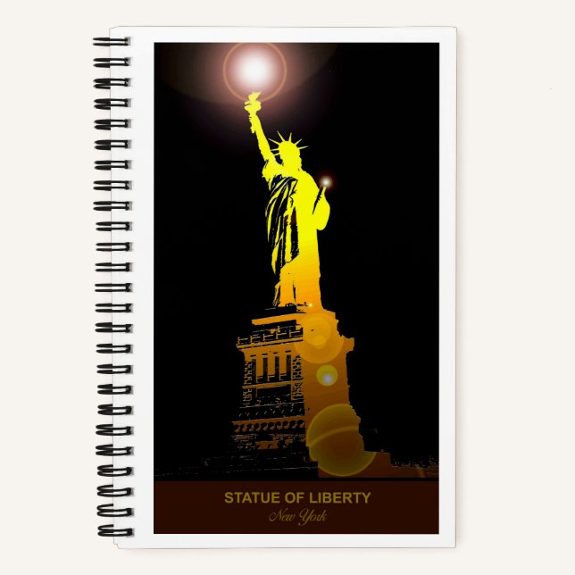 Cuaderno de Viajes de Estatua de la Libertad (Anverso)